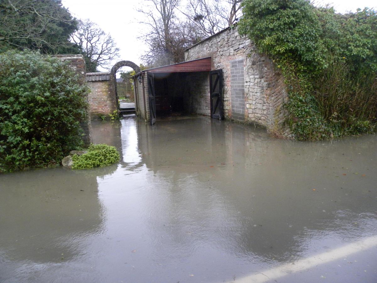 Sarah East,  district councillor for Charminster, sent in these shots of flooding in Charminster.