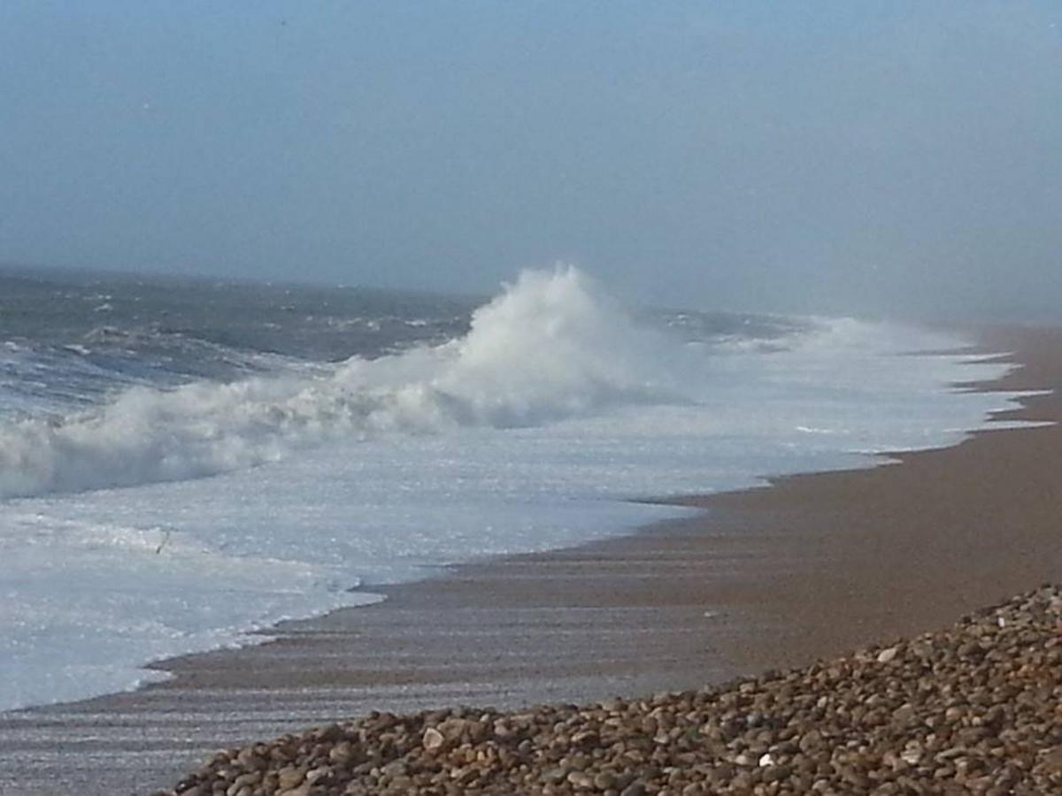 Floods have been causing chaos across Dorset. Reader Chris Buckley sent us in this photo of Chesil Beach.