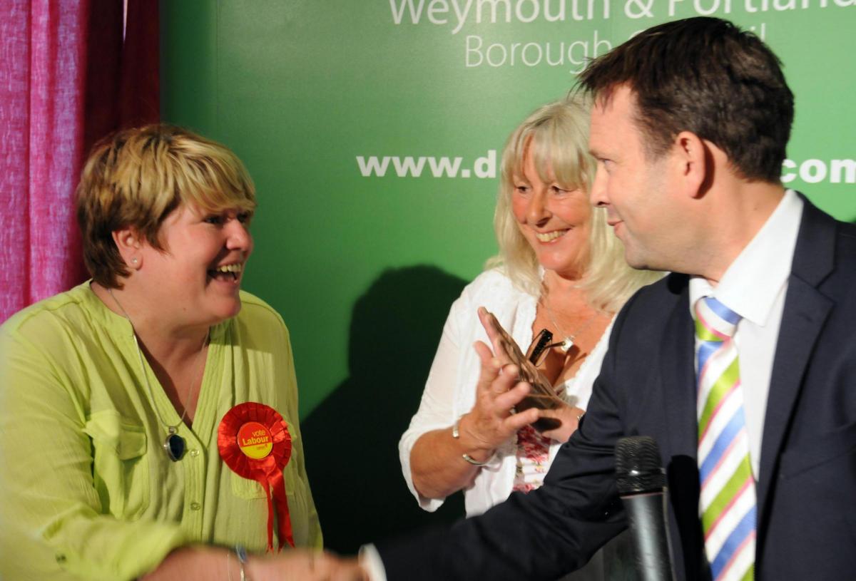Weymouth and Portland Borough Council election 2014 - The results of Tophill West are announced