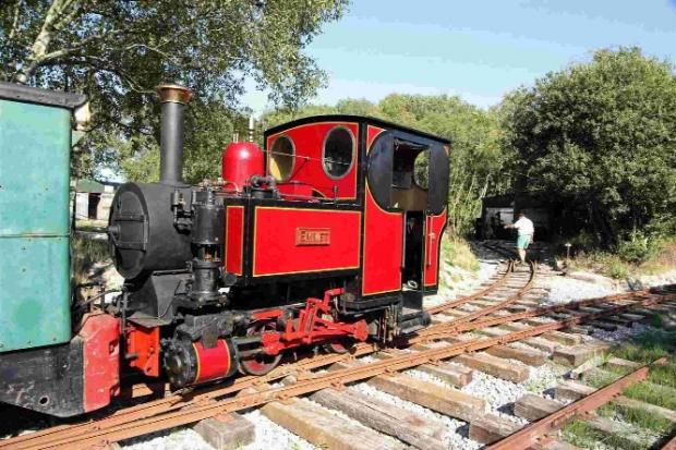 Dorset Echo: Emmet the steam engine at the museum