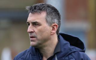 Dorchester Town boss Tom Killick is delighted his players have put themselves in the play-off picture