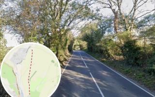 The road will be closed between Charlton Down and Charminster