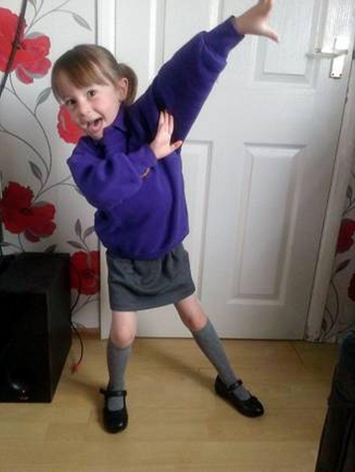 Back to School - Ava Wright started reception class this term - Picture by Nicola Wright