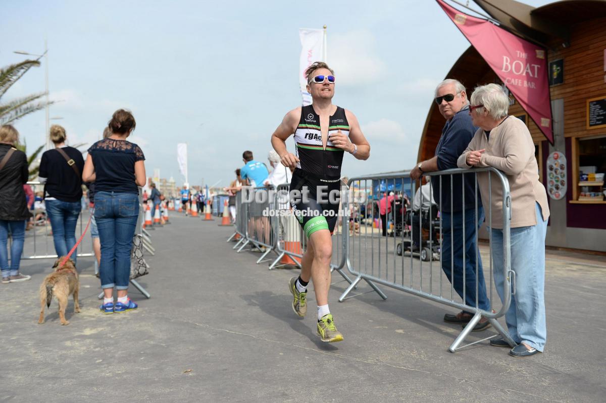 Triathletes take on the first ever Challenge Weymouth event