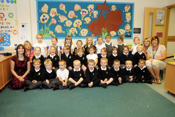 First Class 2014 -  Reception class RHR at Conifers Primary School 