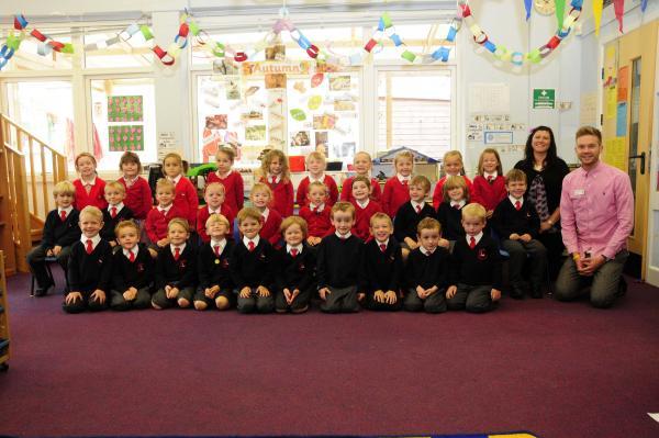 First Class 2014 - Reception class RF at Radipole Primary School