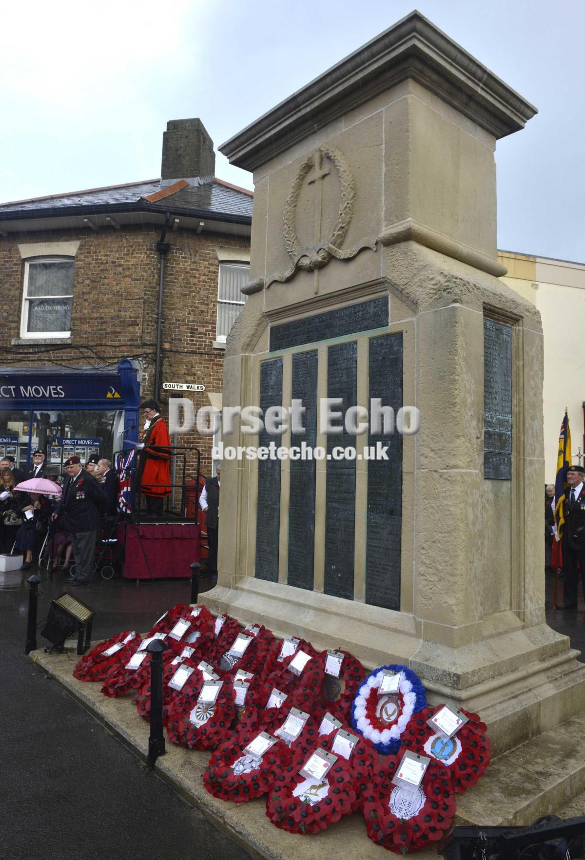 Pictures from the Remembrance Sunday event in Dorchester 