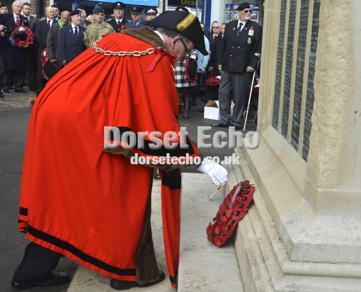 Pictures from the Remembrance Sunday event in Dorchester 