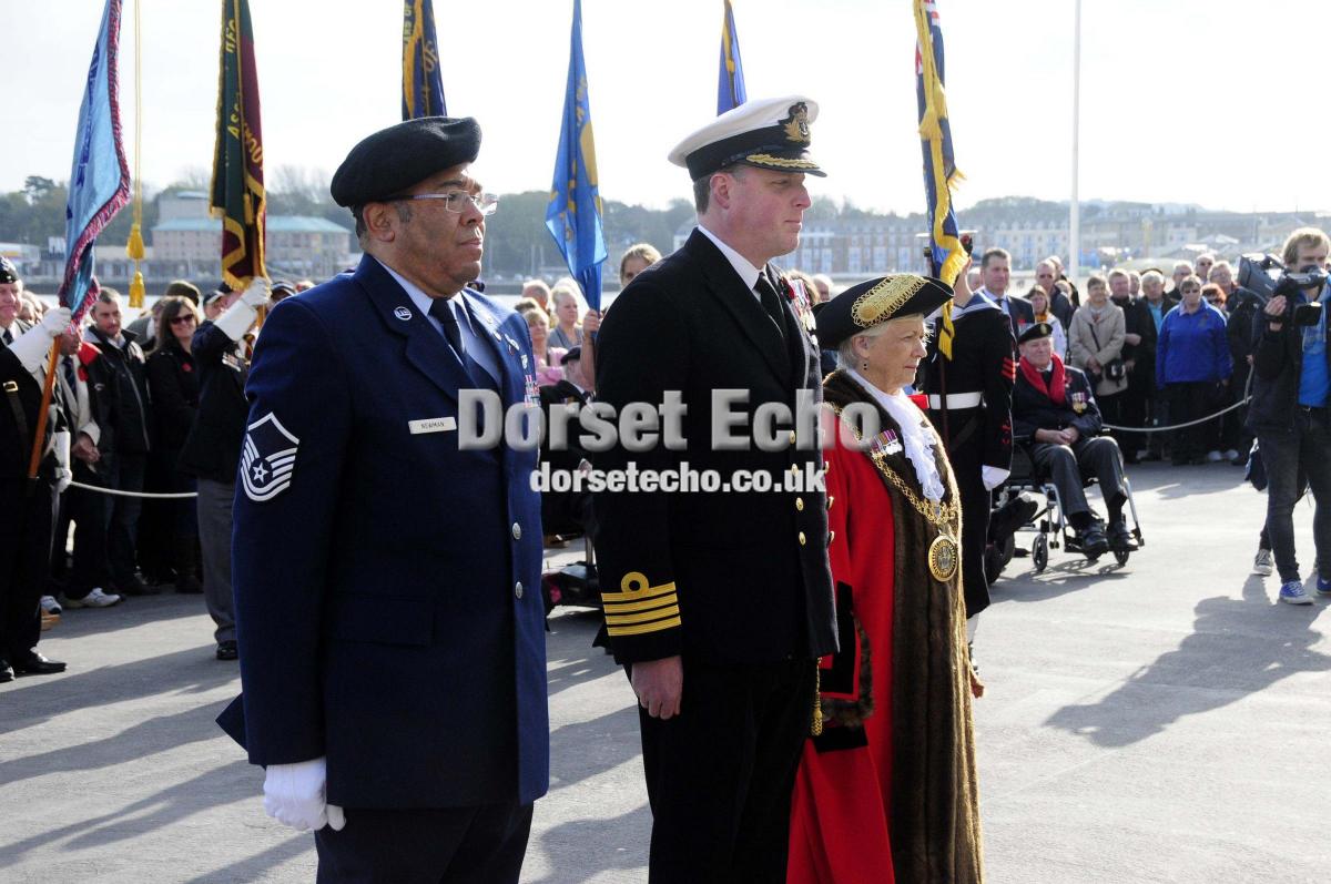 Remembrance Sunday in Weymouth