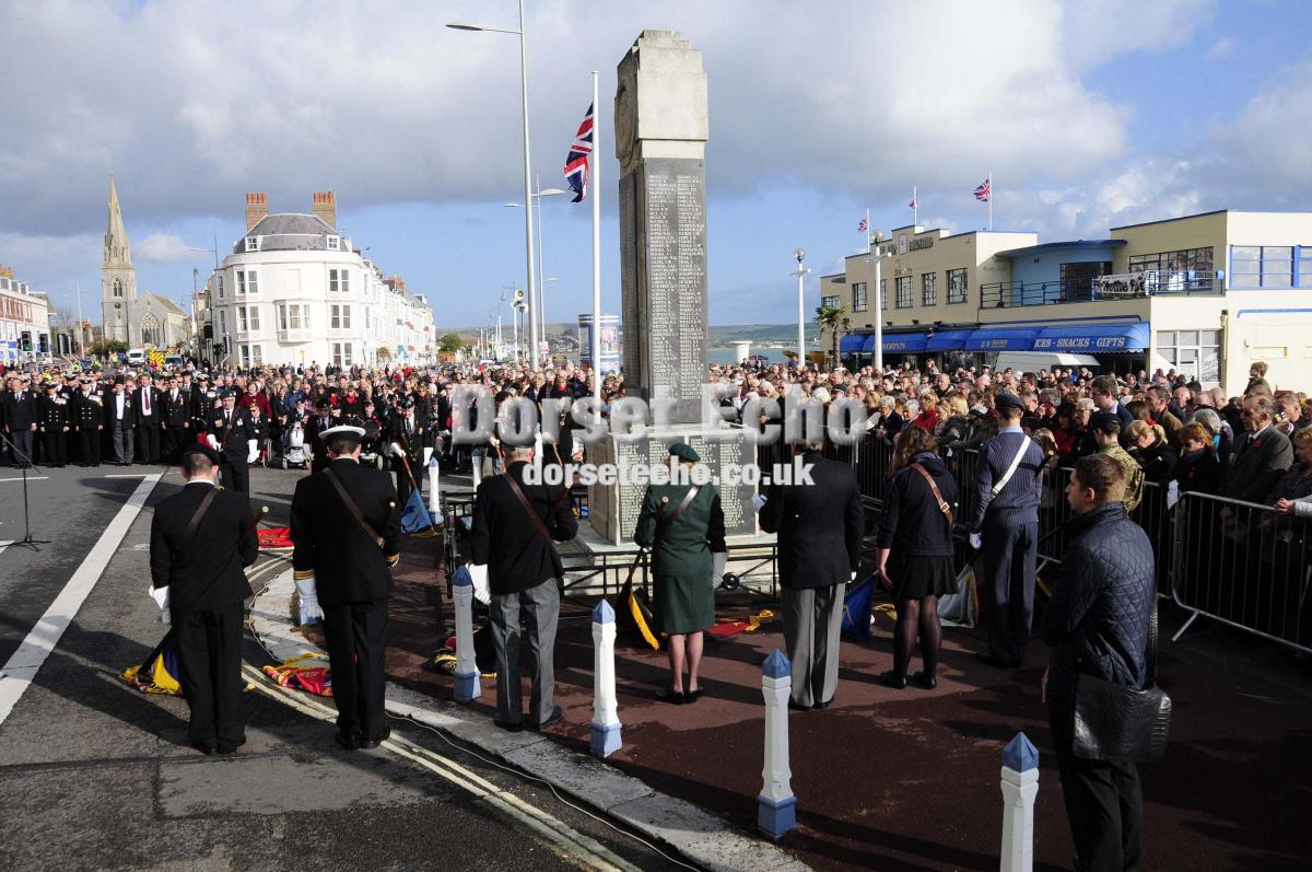 Remembrance Sunday in Weymouth