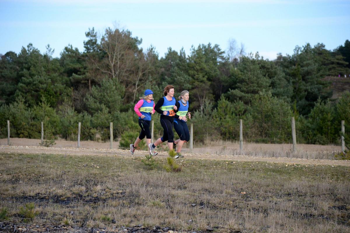 Runners on the Dirty Devil Stampede at Bovington