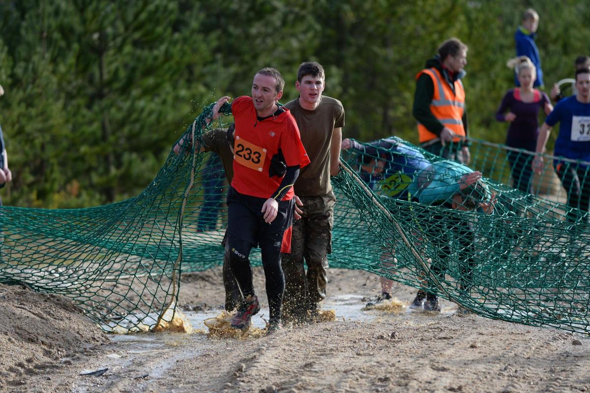 Runners on the Dirty Devil Stampede at Bovington