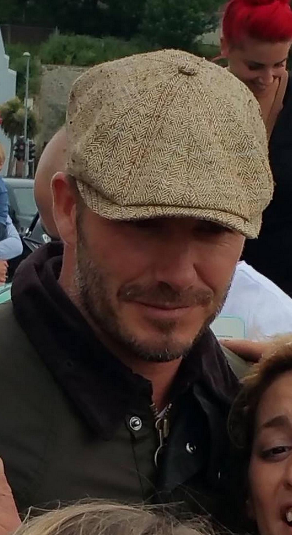 Scott Pritchard sent us this picture of David Beckham