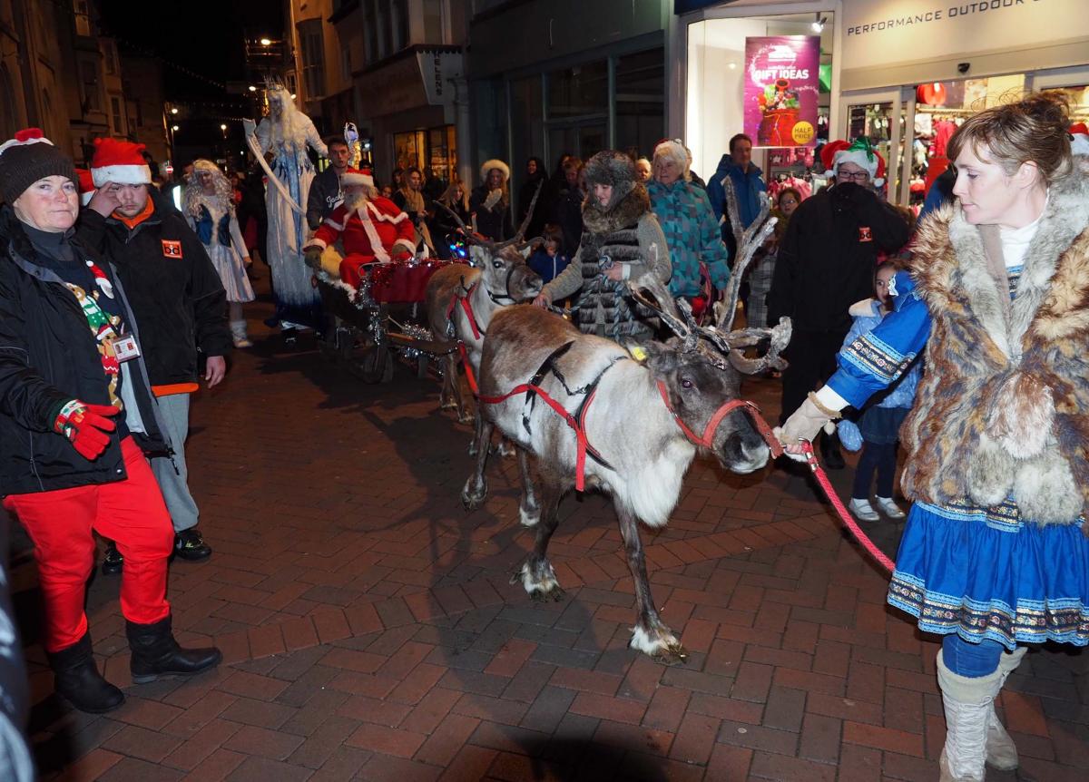 Weymouth's Big Christmas 2015. Pictures by Geoff Moore and Finnbarr Webster