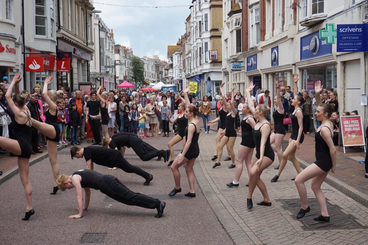 Quay Theatre Arts dancing on St Mary Street