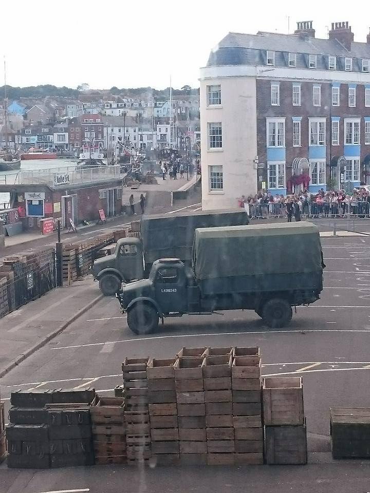Dunkirk filming in Weymouth. Pictures: Ian Hardiman