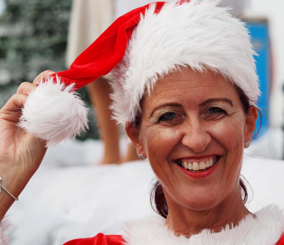 TOO SOON?: Shelley Johnson getting ready for Christmas PICTURE: Dorset Media Service