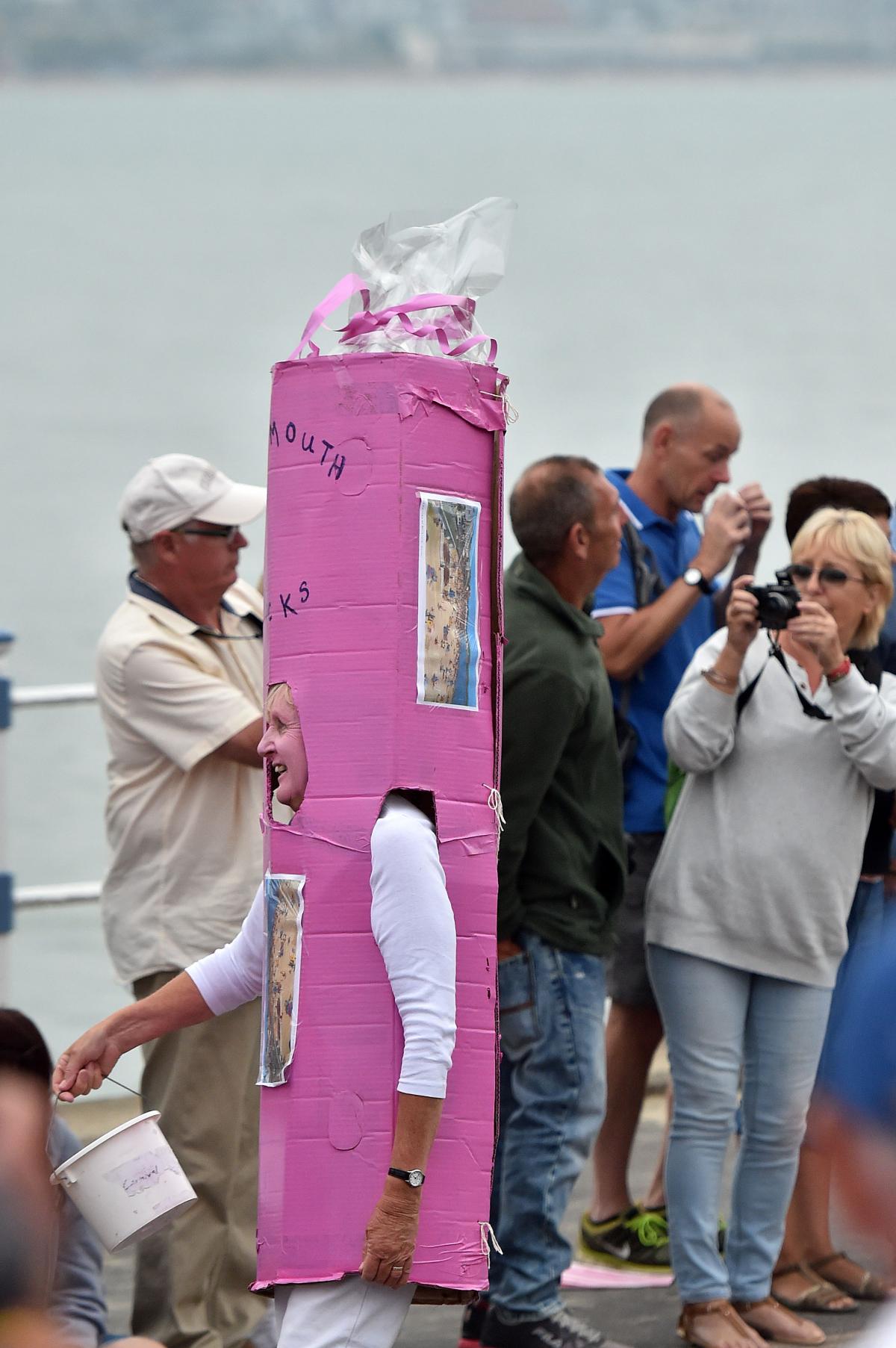PRETTY IN PINK: Weymouth Carnival
