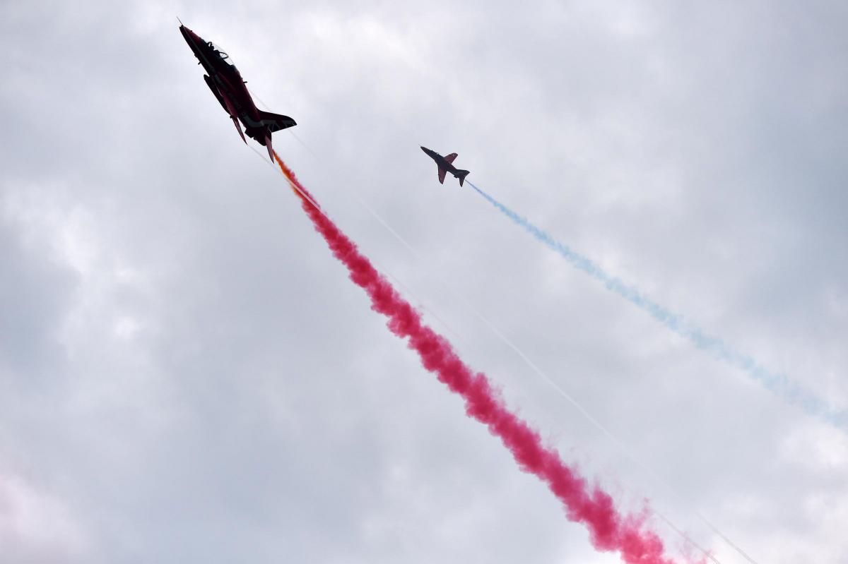 TO INFINITY: Red Arrows soar at Weymouth Carnival