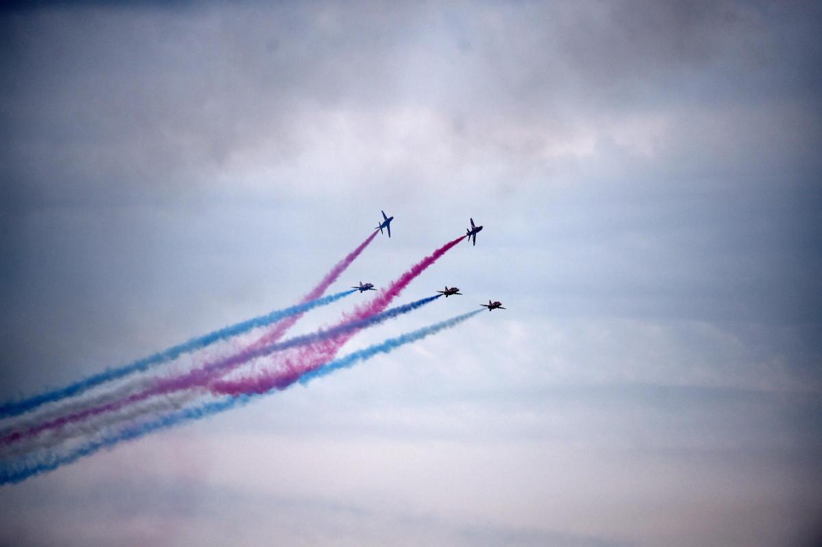 TWIST AND SHOUT: The Red Arrows put on an epic show
