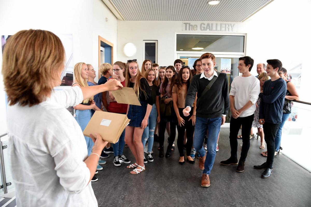 Students get their GCSE results at Wey Valley, IPACA, Thomas Hardye School, Budmouth College, All Saints