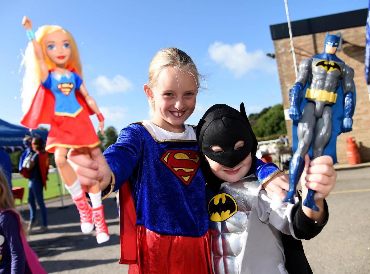 Weldmar Superhero Fun Run 2016 at Bridport Football Club