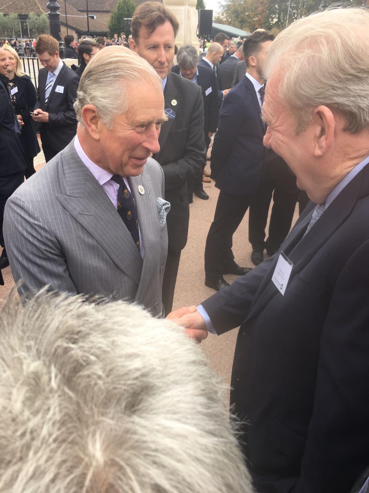 John Cullen meeting Prince Charles