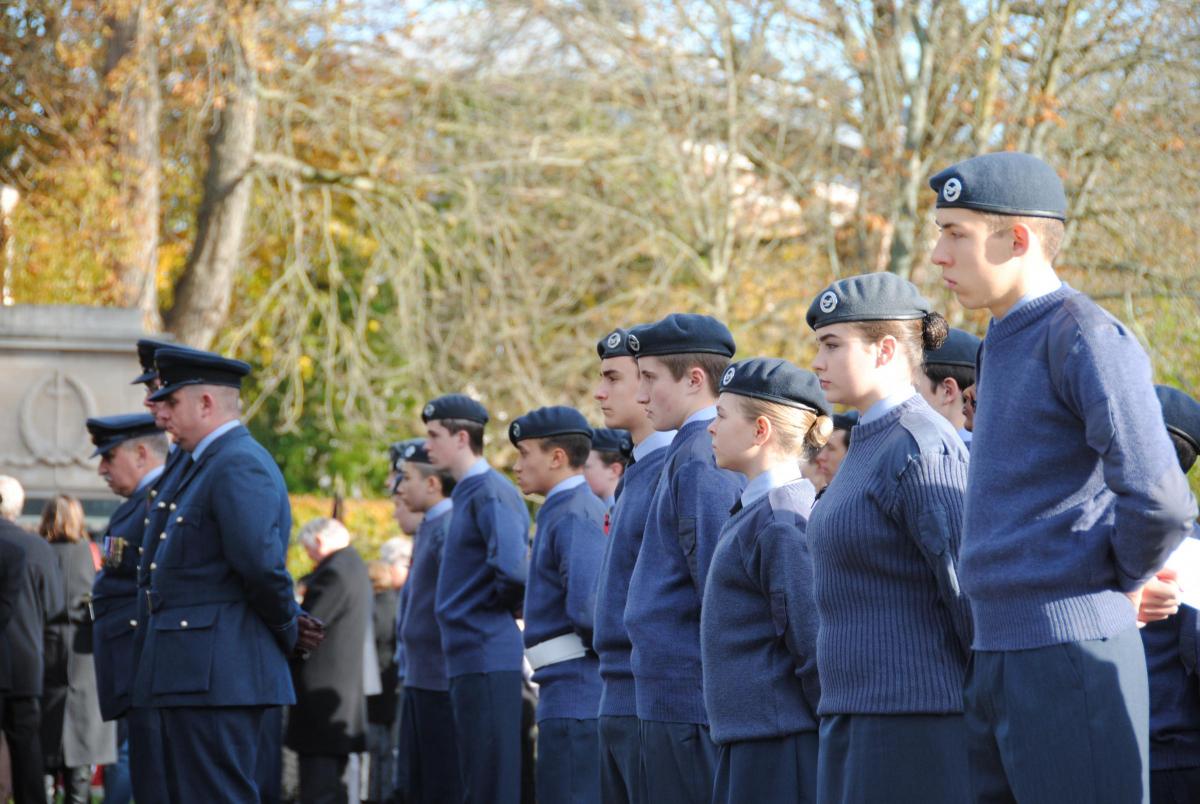 Remembrance parade, Dorchester. Picture by George Timms