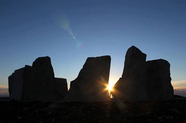 STUNNING: The MEmory Stones at Tout Quarry, pictured by Scott Irvine