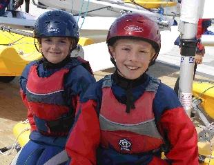 Pupils from state primary schools have been given a taste of dinghy sailing at the Weymouth and Portland National Sailing Academy.