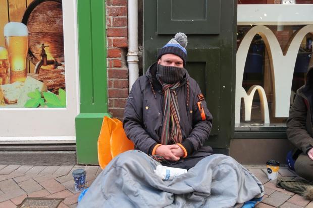 Dorset Echo: Danny recently spoke about his experiences of rough sleeping in Weymouth town centre