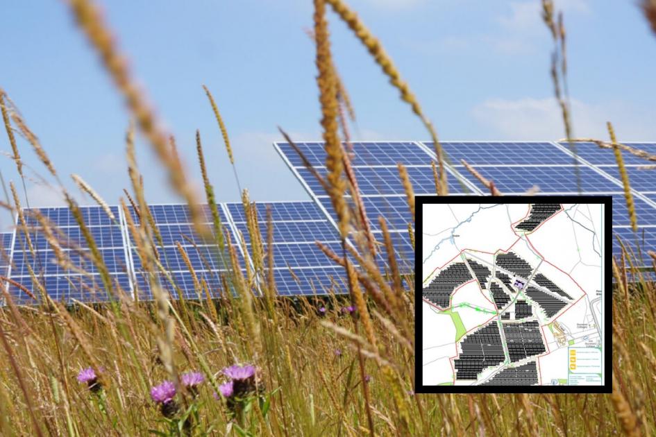 Plans for huge new solar farm at North Dairy Farm, Pulham 