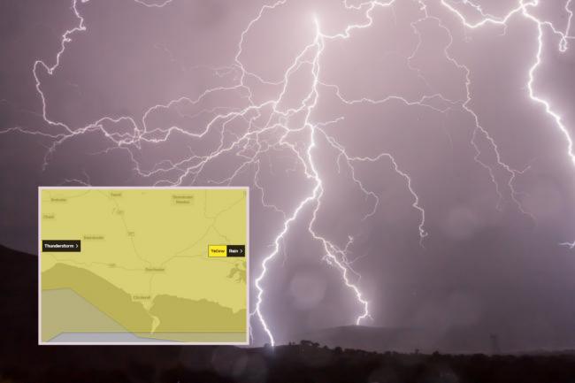 Met Office issues warning for thunderstorms in Dorset