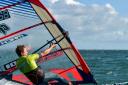 Weymouth’s Scotty Stallman hit 34.43 knots                                                Picture: ANDY STALLMAN