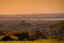 Richard Murgatroyd of the Echo Camera Club posted this view of Corfe Castle looking across towards Poole Harbour as the sun sets..
