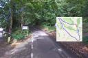 A road near Milton Abbas School in the village will close to allow trees to be removed. Picture: Google/Travel Dorset