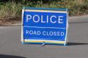 Police road closures in place after a serious crash involving a tractor and motorcyclist on the B3157 Coast Road. Picture: Dorset Echo