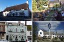 Rose and Crown (top left), Belvedere Inn (top right), Ropemakers (bottom left), and Square and Compass (bottom right) have all been named among the best pubs in Dorset according to CAMRA's Good Beer Guide. Pictures: Copyright various