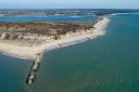 The long groyne at Hengistbury Head. Picture: BCP Council