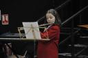 A Sunninghill Prep School pupil playing the flute at a previous year's Weymouth Music Festival