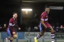 David Sesay, right, scored his first Weymouth goal