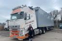 Former British showjumper turns lorry driver