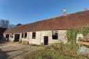 The farm buildings at Wimborne St Giles for conversion to a wellness centre