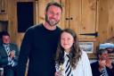 World Cup winner Ben Cohen with Bridport Under-14 girls 'coach's player of the year'