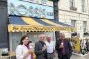 The Archbishop of Canterbury enjoying an ice cream from Rossi's on Weymouth seafront
