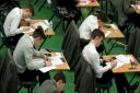 File photo of secondary school pupils sitting an exam.