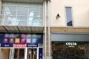 Costa in The Range in Weymouth has closed for maintenance