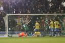 Yeovil went ahead after eight minutes with this free-kick