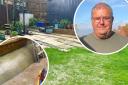 Gary Mackenzie was left furious by Betterment after his garden in Weymouth was flooded