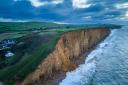 West Bay cliff gives way in latest rock fall